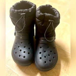 Black Croc boots size 7 women